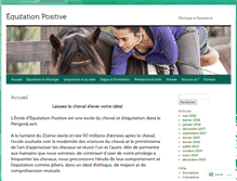 Tablet Screenshot of equitation-positive.net